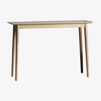 Olivia's Gallery Interiors Milano Oak Scandi Console Table | Outlet