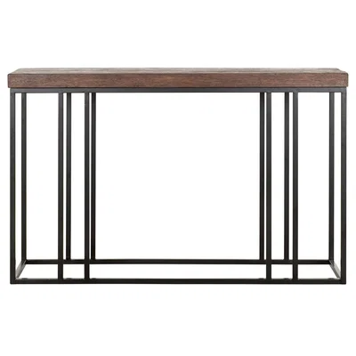 Olivia's DTP Home Timber Console Table in Mixed Wood / Small