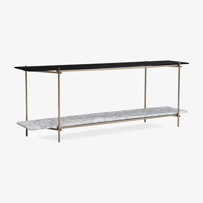 Olivia's Caracole Modern Edge Concentric Console Table
