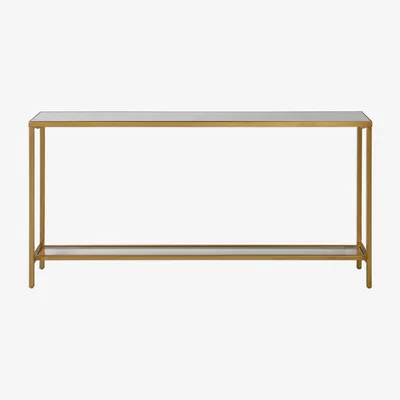 Olivia's Uttermost Hayley Gold Console Table