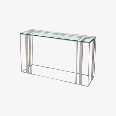 Olivia's Liang & Eimil Lafayette Console Table Polished Stainless Steel