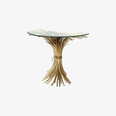 Olivia's Eichholtz Bonheur Console Table in Antique Gold Finish