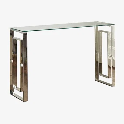 Olivia's Native Home Console Table Milano Silver / Silver