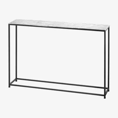 Olivia's Hill Interiors Farrah Collection Console Table in Silver