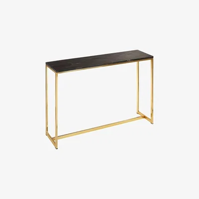 Olivia's Olivia's Console Table Raven Dark Petrified Wood