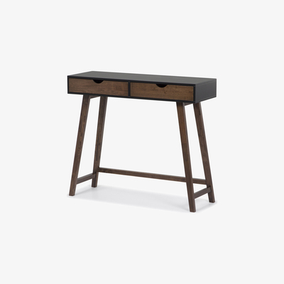Out & Out Original Gustavia - Black Console Table with Drawers