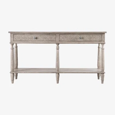 Perch and Parrow Juno Console Table with Two Drawers