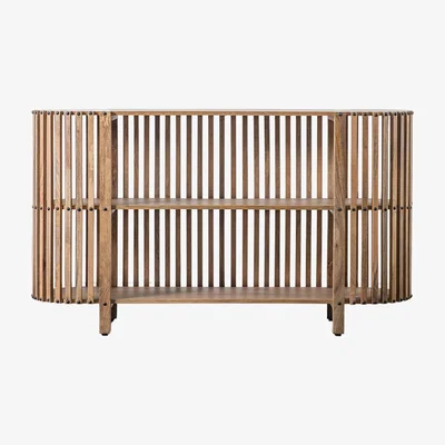 Perch and Parrow Jarvis Slatted Console Table