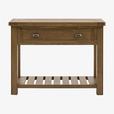 Perch and Parrow Grain 1 Drawer Console Table