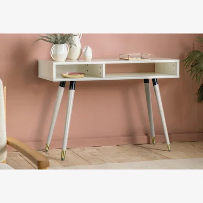 Perch and Parrow Fandangle Console Table in Pink