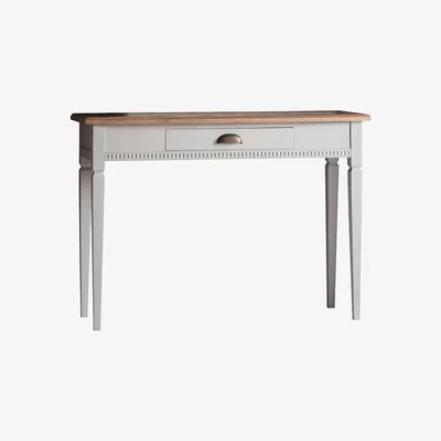 Perch and Parrow Sienna Console Table in Ice Grey