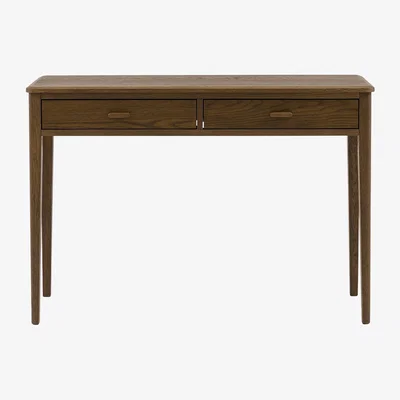Perch and Parrow Alma 2 Drawer Console Table in Walnut