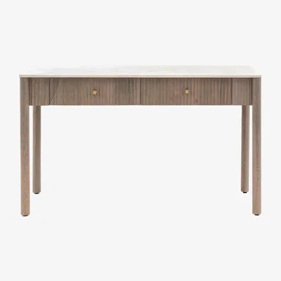 Perch and Parrow Flute Console Table