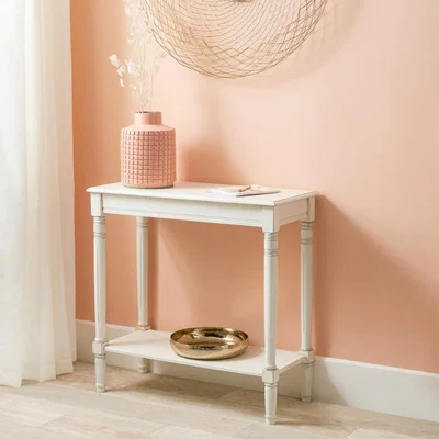 Pagazzi Heritage Putty Wood Console Table