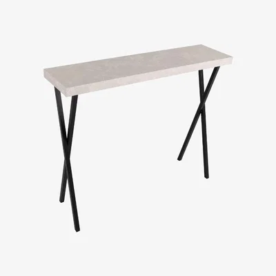 Pagazzi Brito Grey Marble Console Table