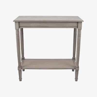 Pagazzi Heritage Taupe Pine Wood Oblong Console Table