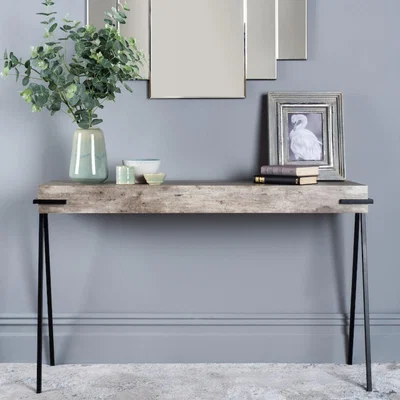 Pagazzi Raven Concrete Console Table