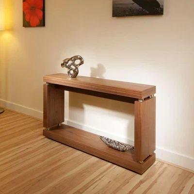 Quatropi Modern Designer Console / Hall / Occasional Table in Walnut 397X