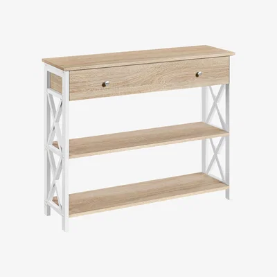 The Range Wooden Console Table - Light Oak