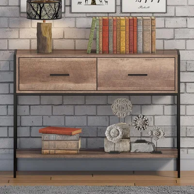 The Range Urban Design Console Table - Brown