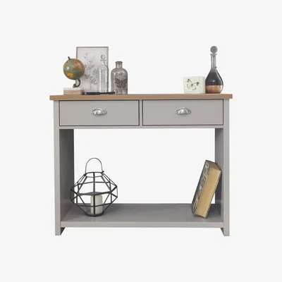 The Range Lancaster Console Hall Table - Grey