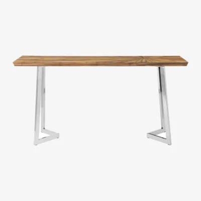 The Range Gabar Natural Bamboo Console Table - Brown