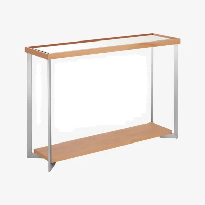 The Range Kensington Townhouse Mirrored Top Console Table - Brown