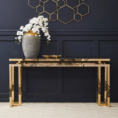 The Range Oria Console Table - Gold