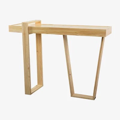 The Range Arrow Solid Wood Dresuar Console Table - Natural