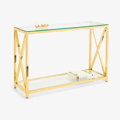 The Range Miami Console Table - Gold