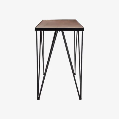 The Range New Foundry Console Table - Black