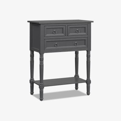 The Range Rustic Entryway Console Table - Grey