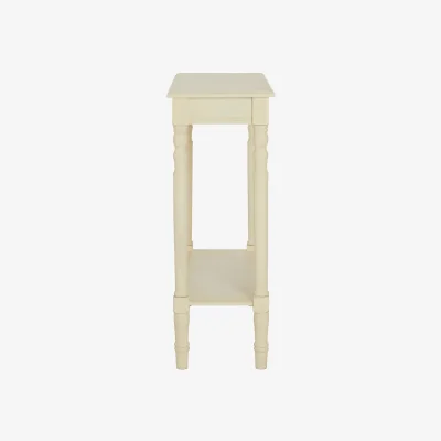 The Range Heritage Ivory Rectangular Console Table - White