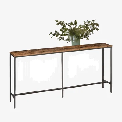 The Range 180CM Wide Narrow  Slim Console Table For Hallway Furniture - Brown