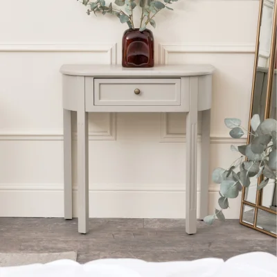 The Range Half Moon Table - Taupe