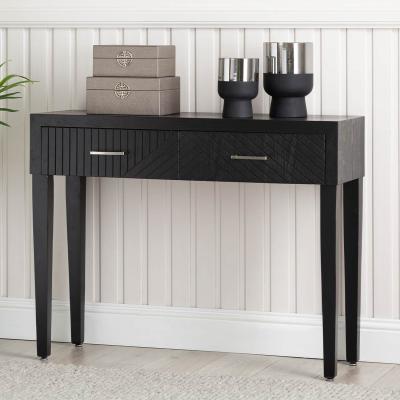 The Range Black Console Table for Living Room Furniture, Hallway Table - Black