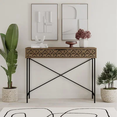 The Range Heaton Console Remastered Display Unit - Dark Oak Effect