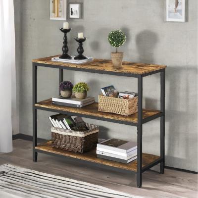 The Range 3 Tier Console Table For Hallway - Brown
