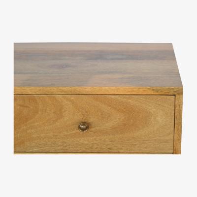 The Range Nordic Style Console Table with 4 Drawers - Oak