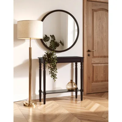 The Range Heritage Black Console Table - Black