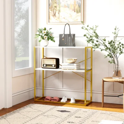 The Range 2-Tier Entryway Table - White