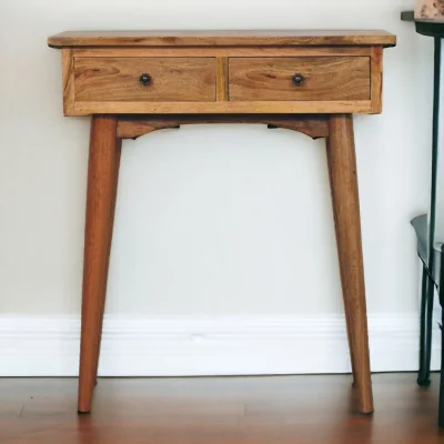 The Range Solid Wood Mini Hallway Console Table