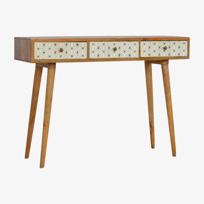 The Range Modern Hand Crafted Prima Console Table - Brown