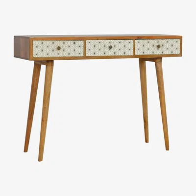 The Range Modern Hand Crafted Prima Console Table - Brown