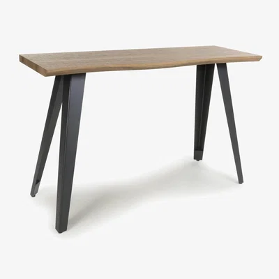 The Range Nassau Natural Curved Console Table - Brown