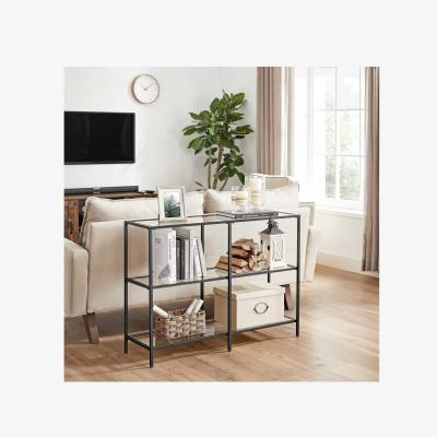 The Range VASAGLE 3-Tier Console Table - Black