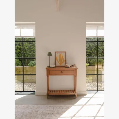 The Range Blenheim Oak Console Table - Golden Oak