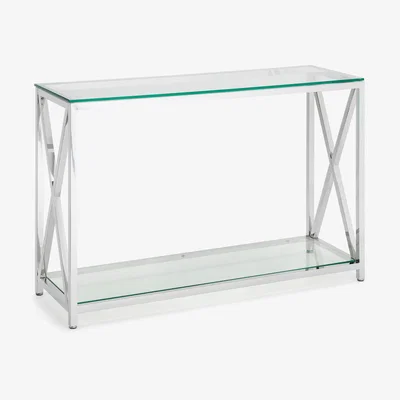 The Range Miami Console Table - Silver