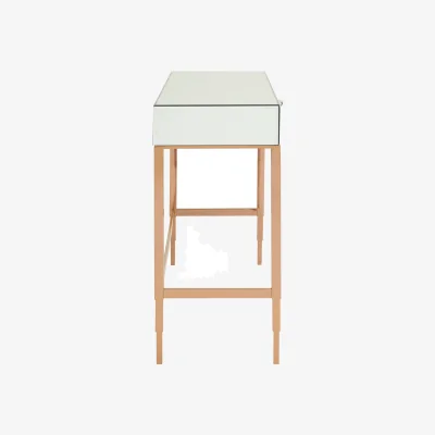The Range Goldie Console Table - White