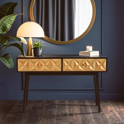 The Range Malta Console Table - Black